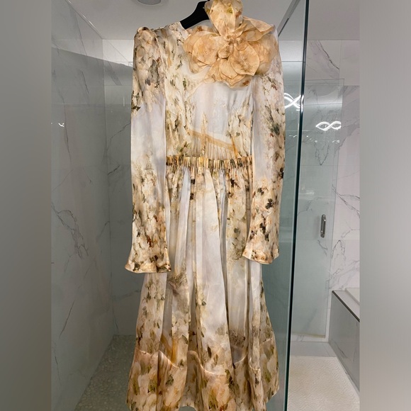 ZIMMERMANN Lyrical Floral Appliqué Dress - Picture 16 of 16